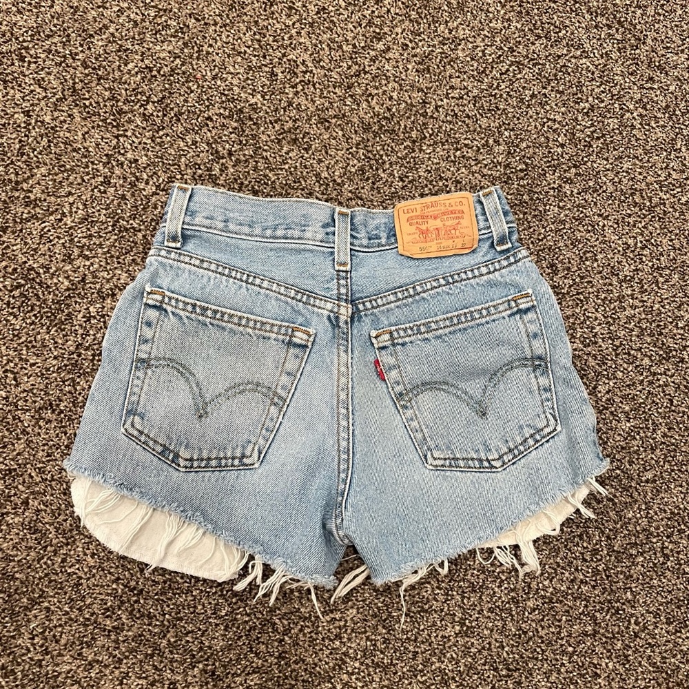 Levi cutoff shorts